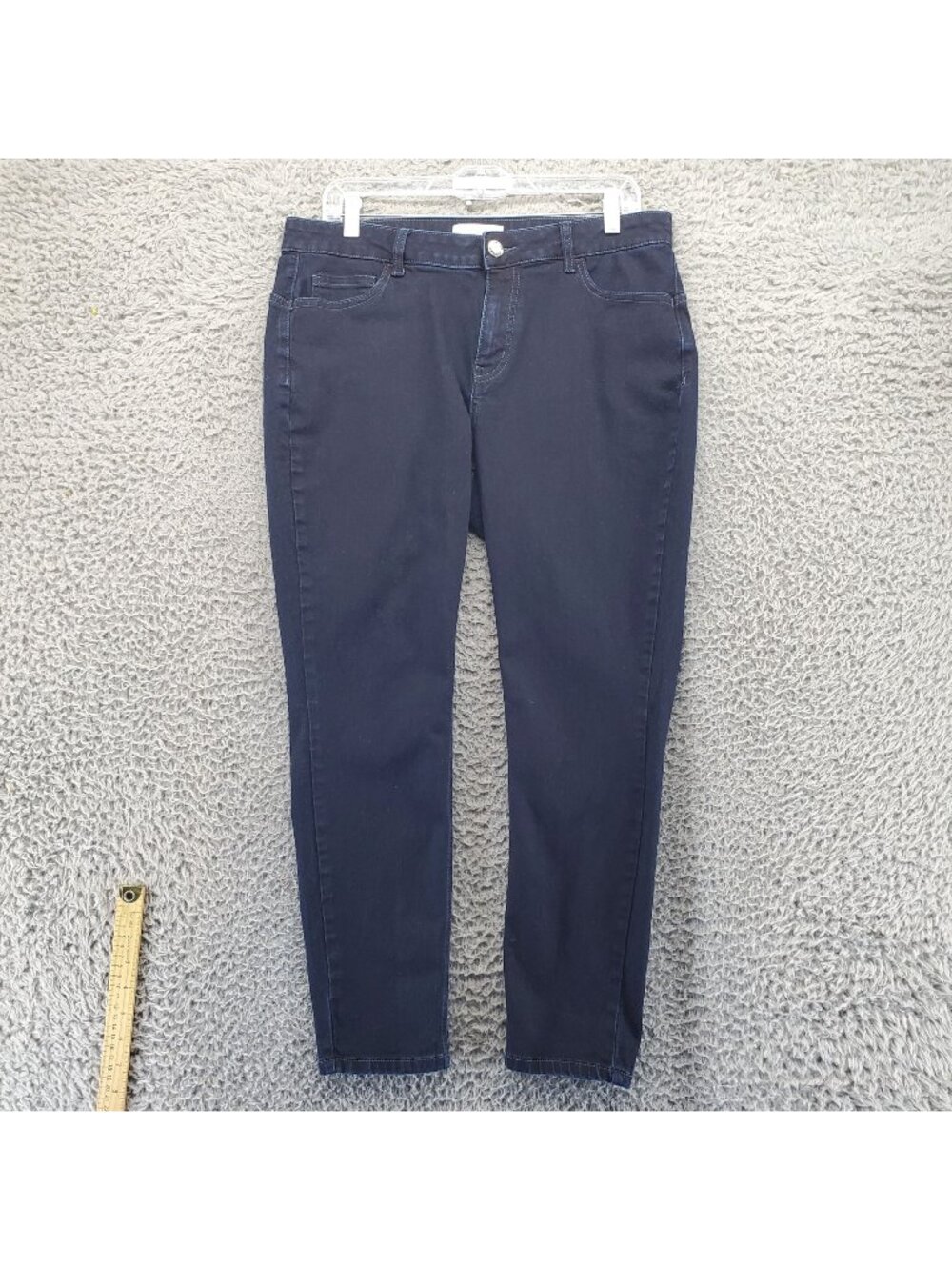 Copper Flash Jeans Womens Size 14 Petite Blue Ink Wash Stretch Denim Skinny